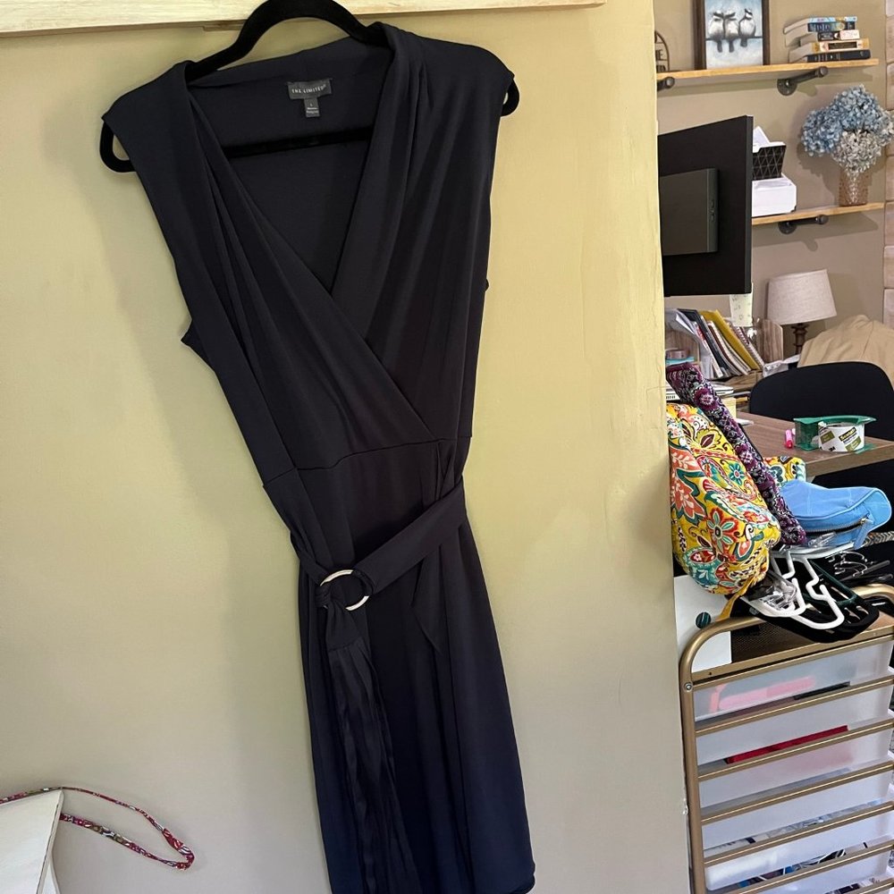 Navy Sleeveless Dress
